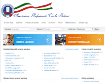 Tablet Screenshot of cucinaprofessionale.lavoroturismo.it